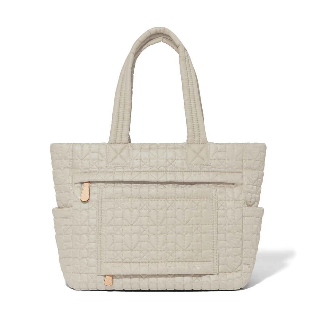 Amara Large Tote - Buff