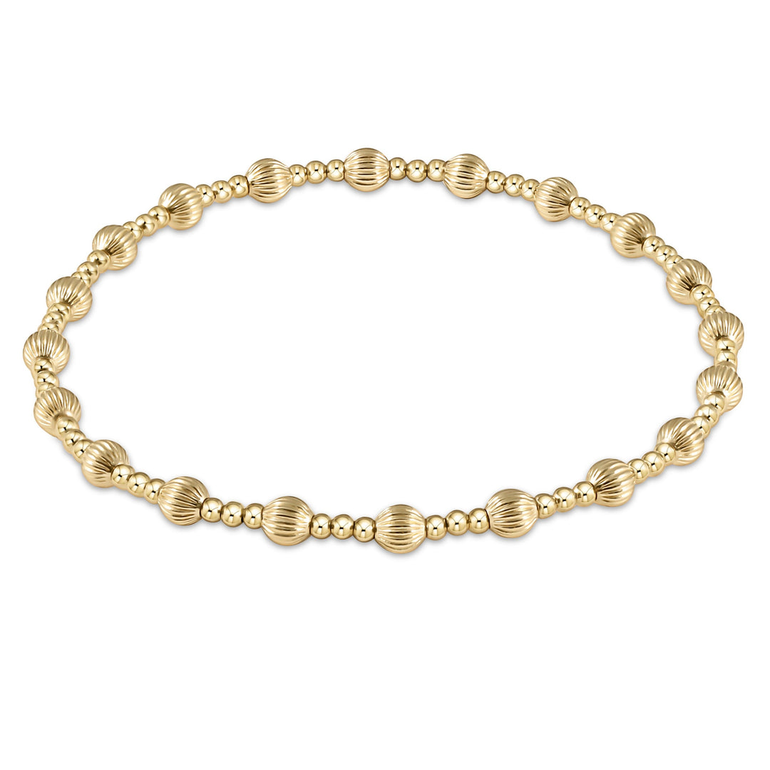 Dignity Sincerity Gold 4mm Bracelet