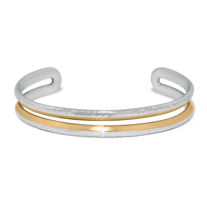 Medici Flex Cuff Bracelet - Silver-Gold