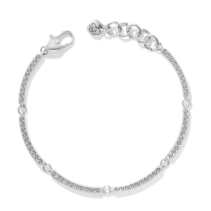 Meridian Geo Bar Bracelet - Silver
