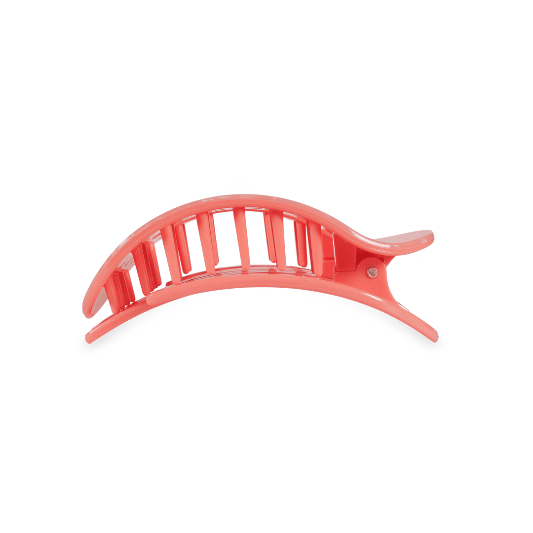 TELETIES MEDIUM FLAT ROUND HAIR CLIP - DREAMSICLE