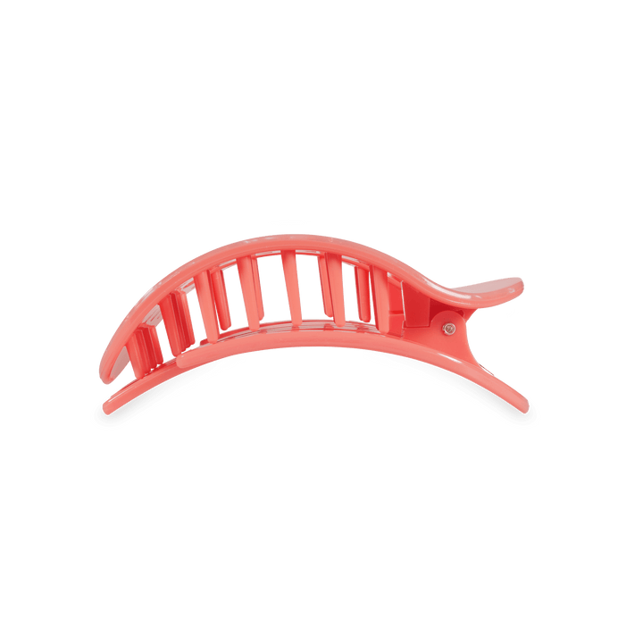 TELETIES MEDIUM FLAT ROUND HAIR CLIP - DREAMSICLE