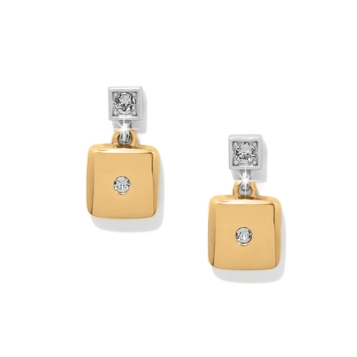 Meridian Etage Post Drop Earrings - Silver-Gold
