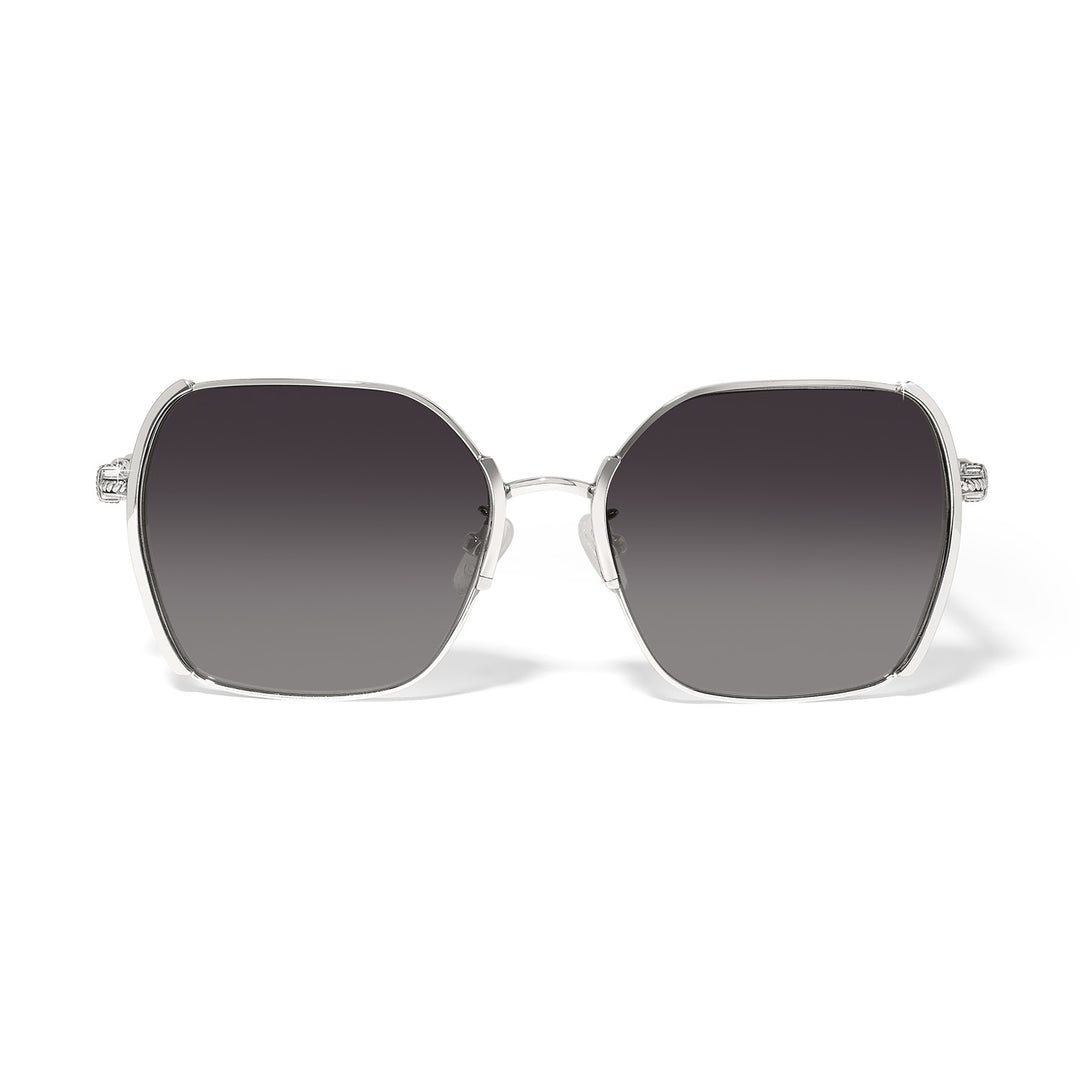 Interlok Twist Avaitor Sunglasses - Silver