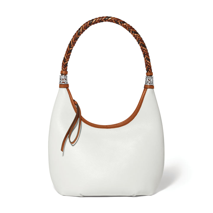 WHITE CONTEMPO SHELBY HOBO