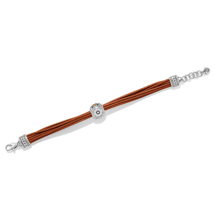 Mosaic Cerrillos Leather Bracelet - Brown