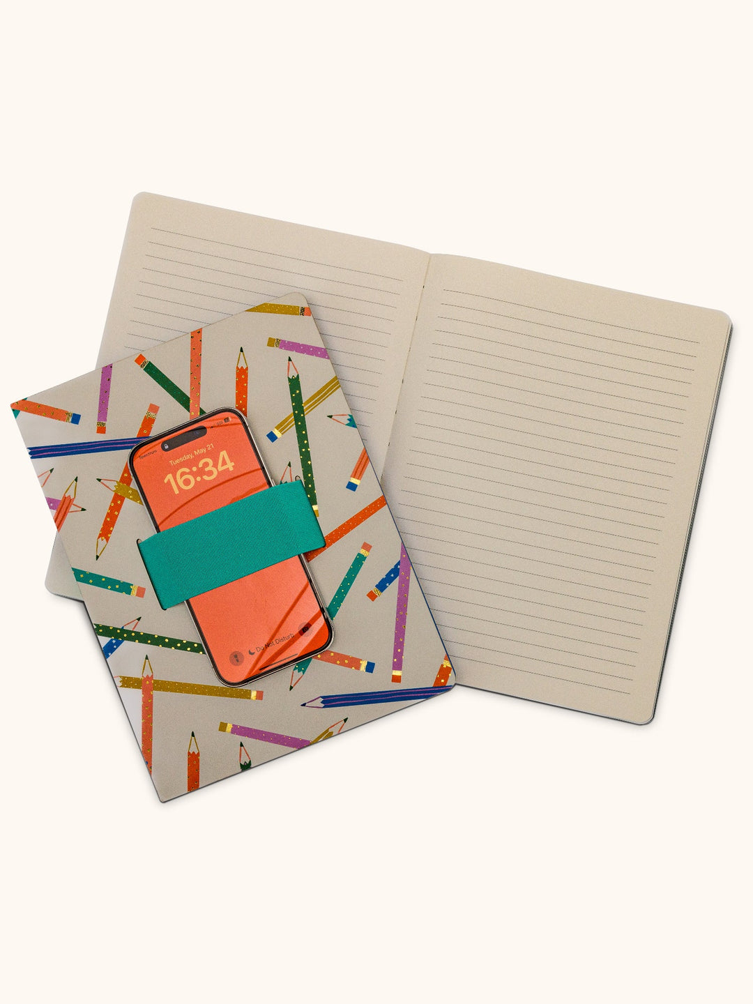CASEY NOTEBOOK W/PHONE LOOP - MAKE YOUR MARK