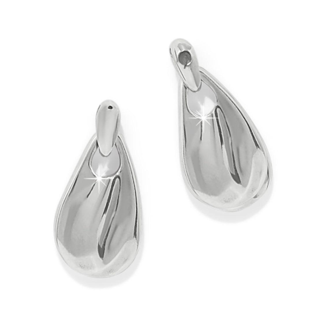 Cascade Drop Petite Post Drop Earrings - Silver