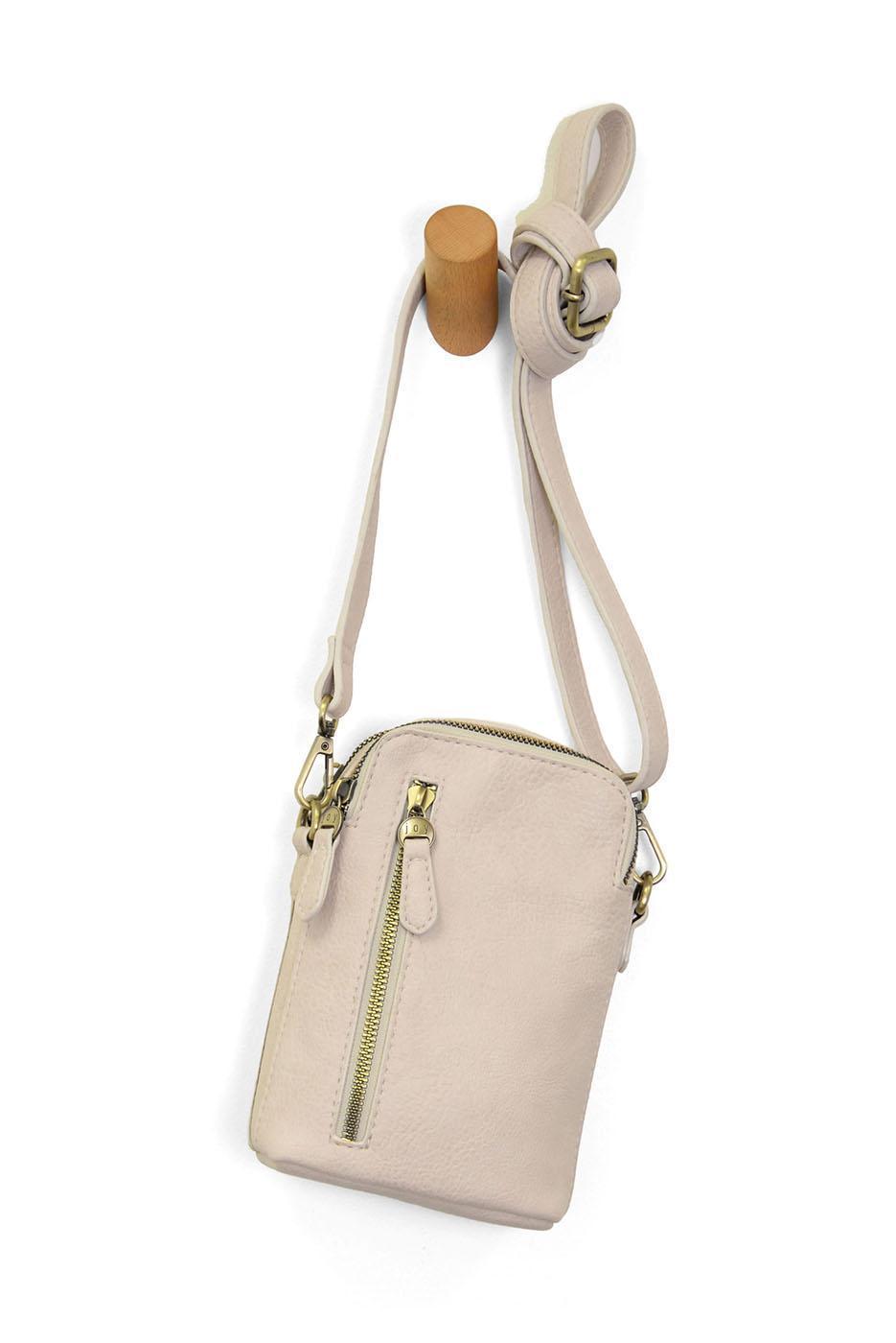 JOLENE CROSSBODY PHONE BAG - LINEN