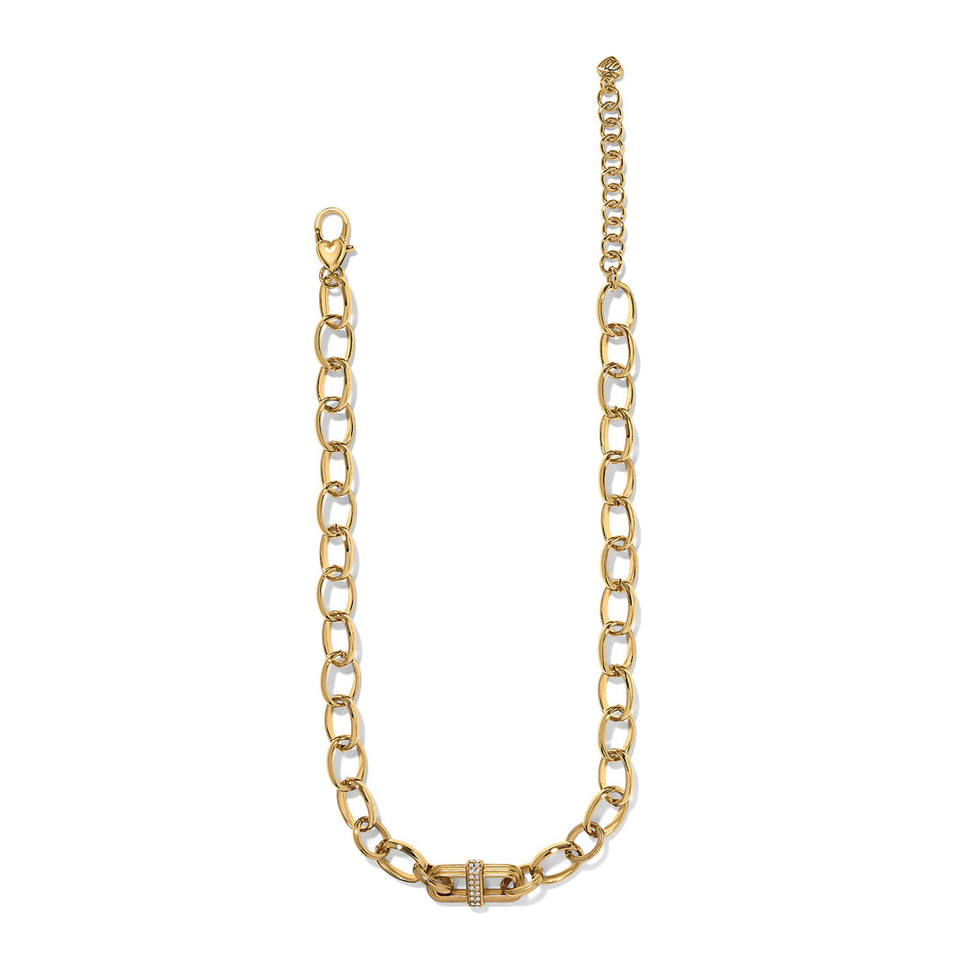 Meridian Aurora Link Short Necklace - Gold
