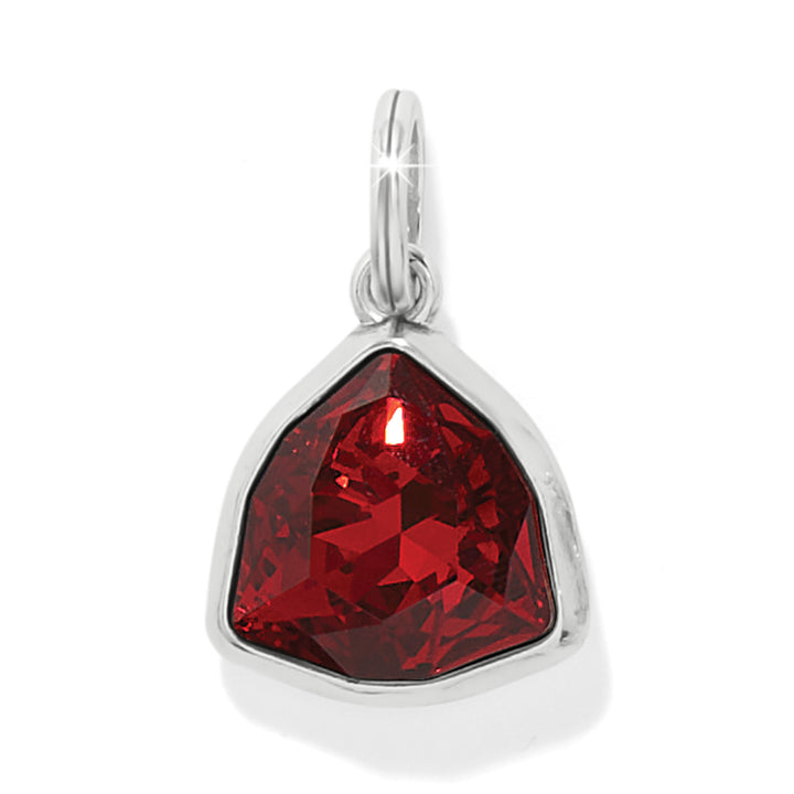 Estella Amulet - Silver-Scarlet