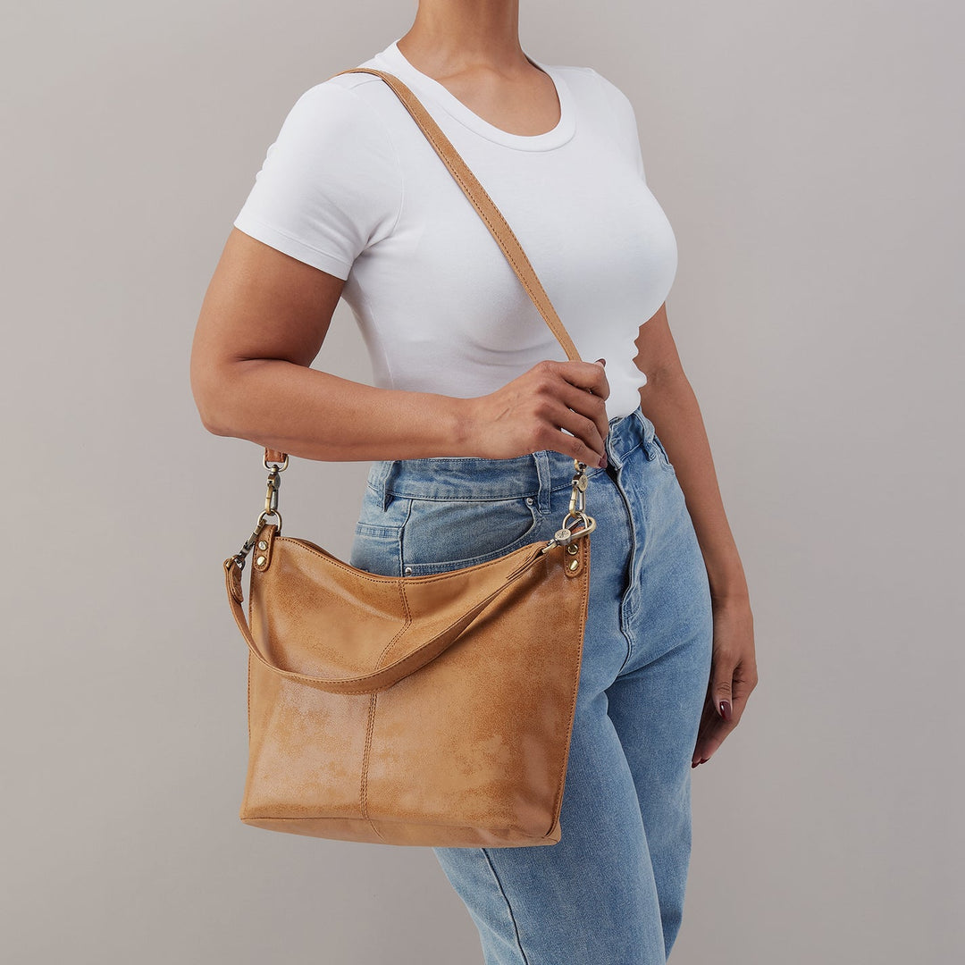 HOBO PIER SHOULDER BAG - WHISKEY