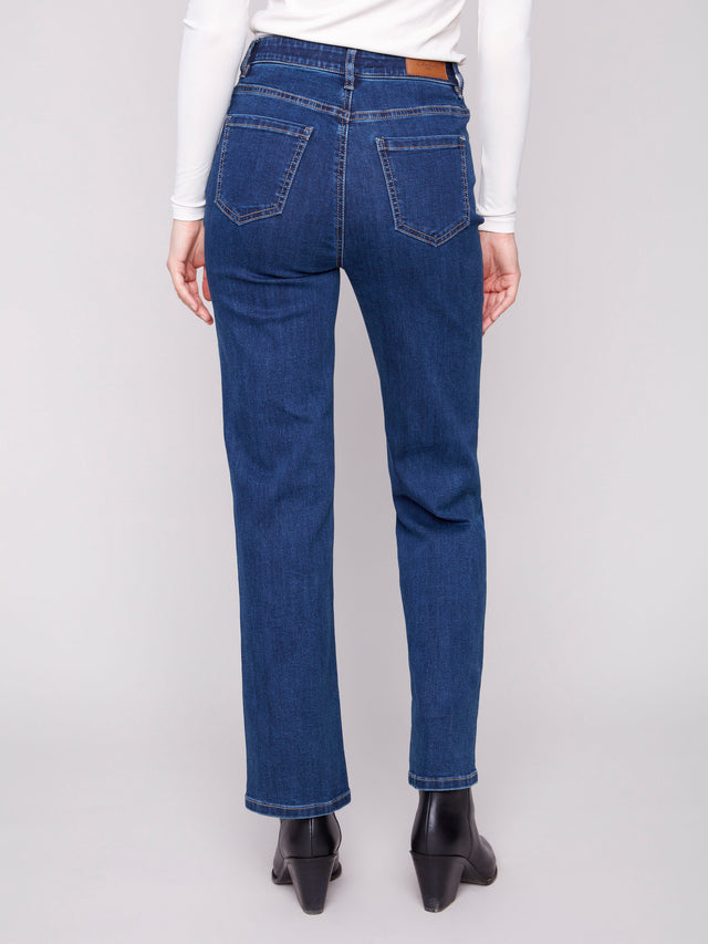 CHARLOTTE STRAIGHT LEG JEANS - INDIGO