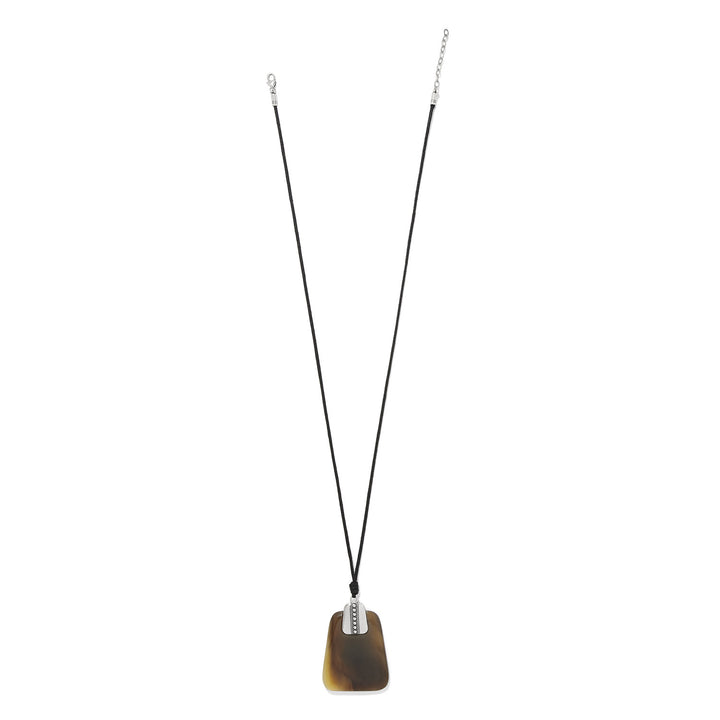 Pretty Tough Horn Large Necklace - Brown