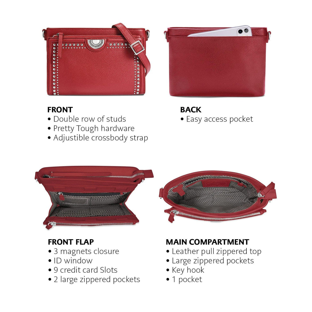 Jordyn Cross Body Organizer - Garnet