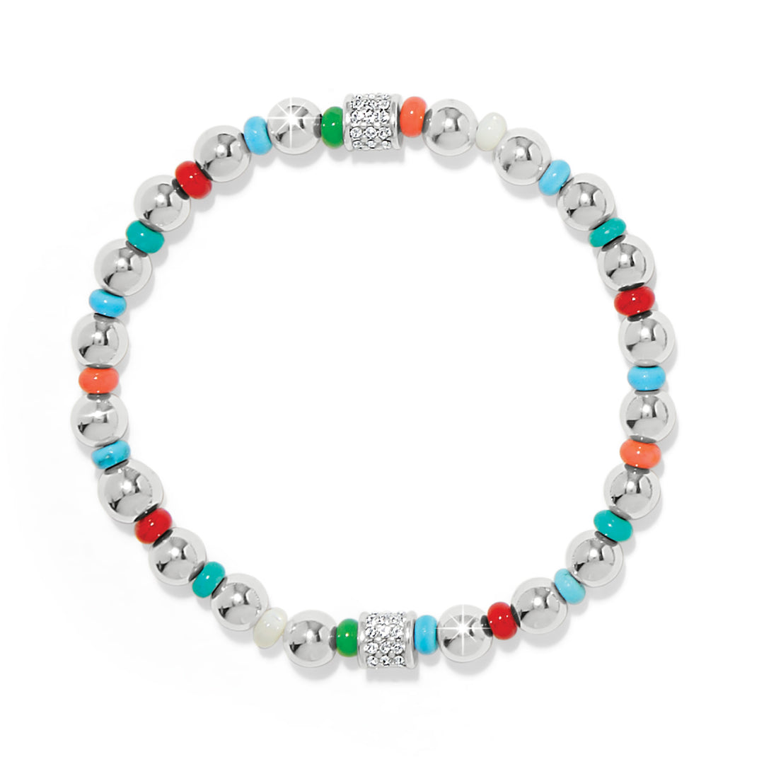 Meridian Petite Multi Stretch Bracelet - Silver-Multi