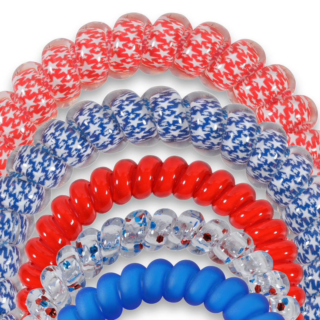 TELETIES MIX HAIR TIES S/5 - ALL STAR ENERGY