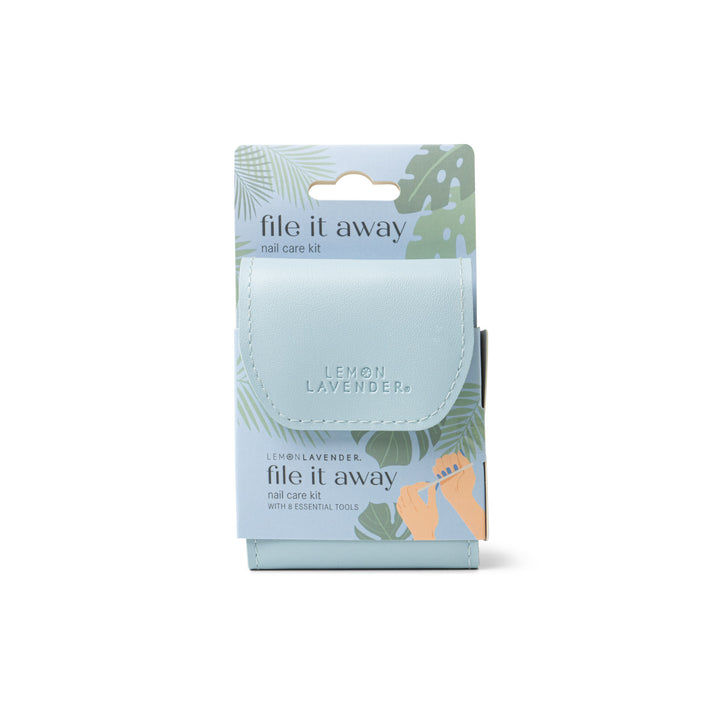 FILE IT AWAY NAIL CARE KIT - BLUE