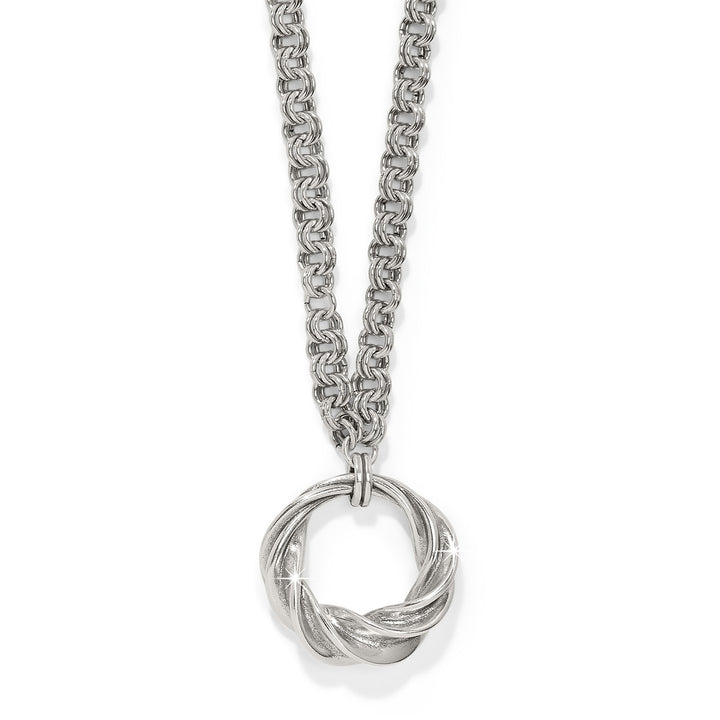 Antica Long Necklace - Silver