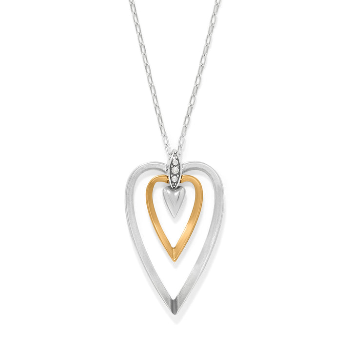 Love Message B Calm Necklace - Silver-Gold