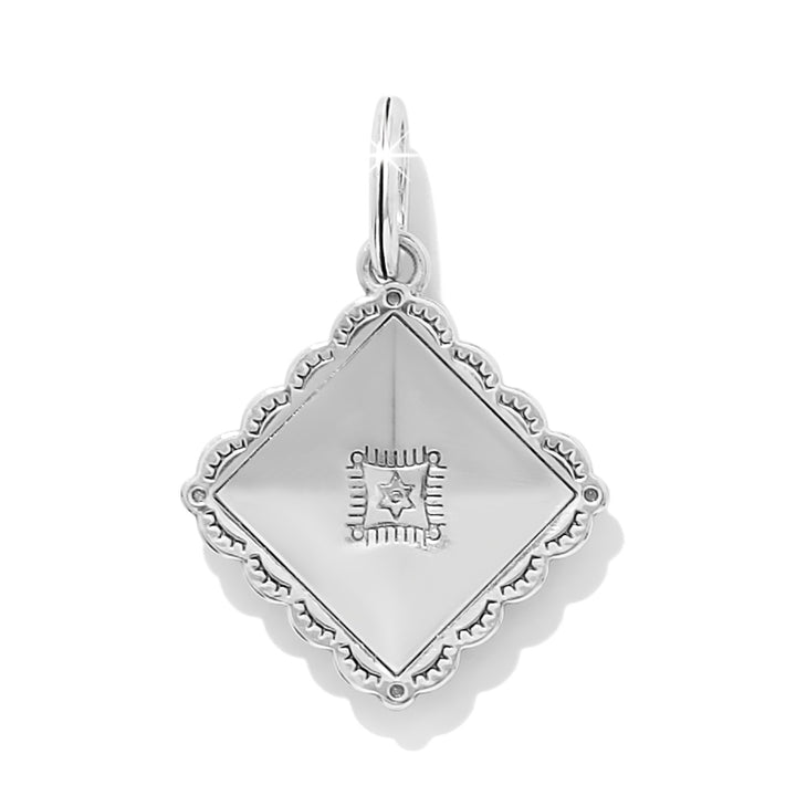 Mosaic Paseo Charm - Silver-Blue