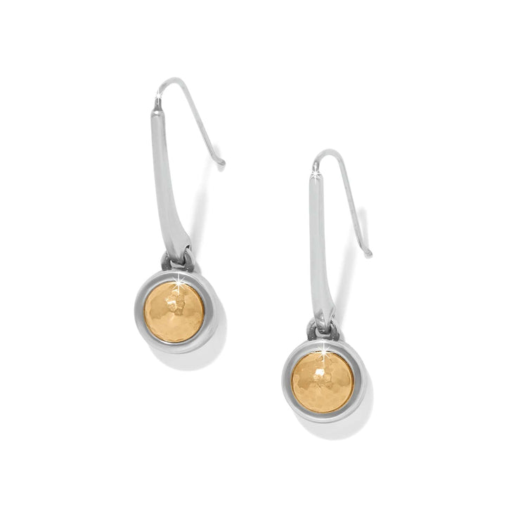 Ferrara Segreta Ball French Wire Earrings - Silver-Gold