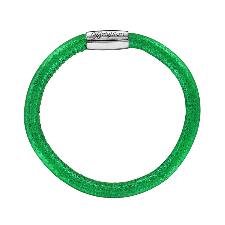 Woodstock Metallic Single Bracelet - Metallic Emerald - M/L