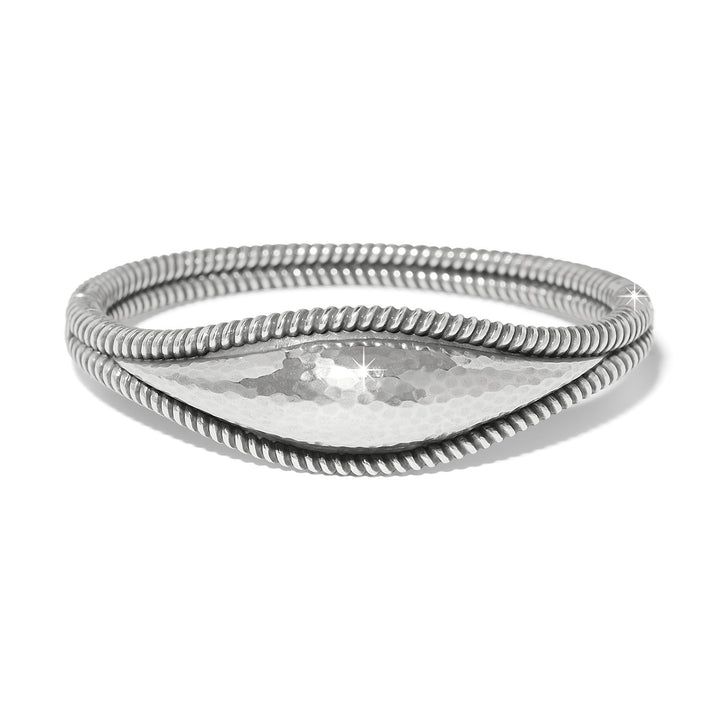 Ferrara La Crima Hinged Bracelet - Silver