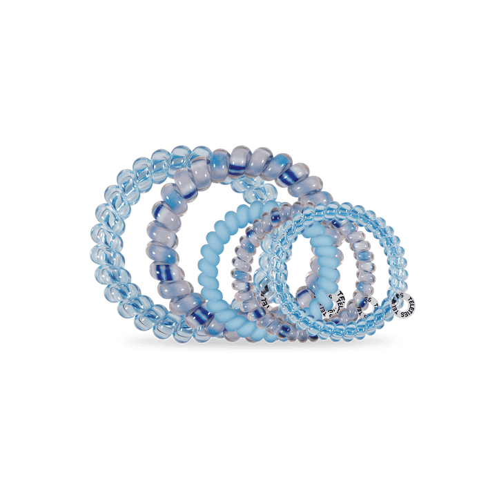 TELETIES MIX PACK HAIR TIES S/5 - BLUE LAGOON