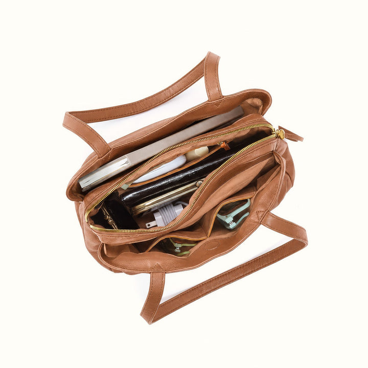 HOBO STARR TOTE SO - TIMBER BROWN