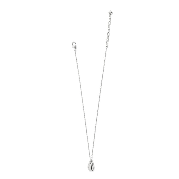 Cascade Drop Petite Necklace - Silver