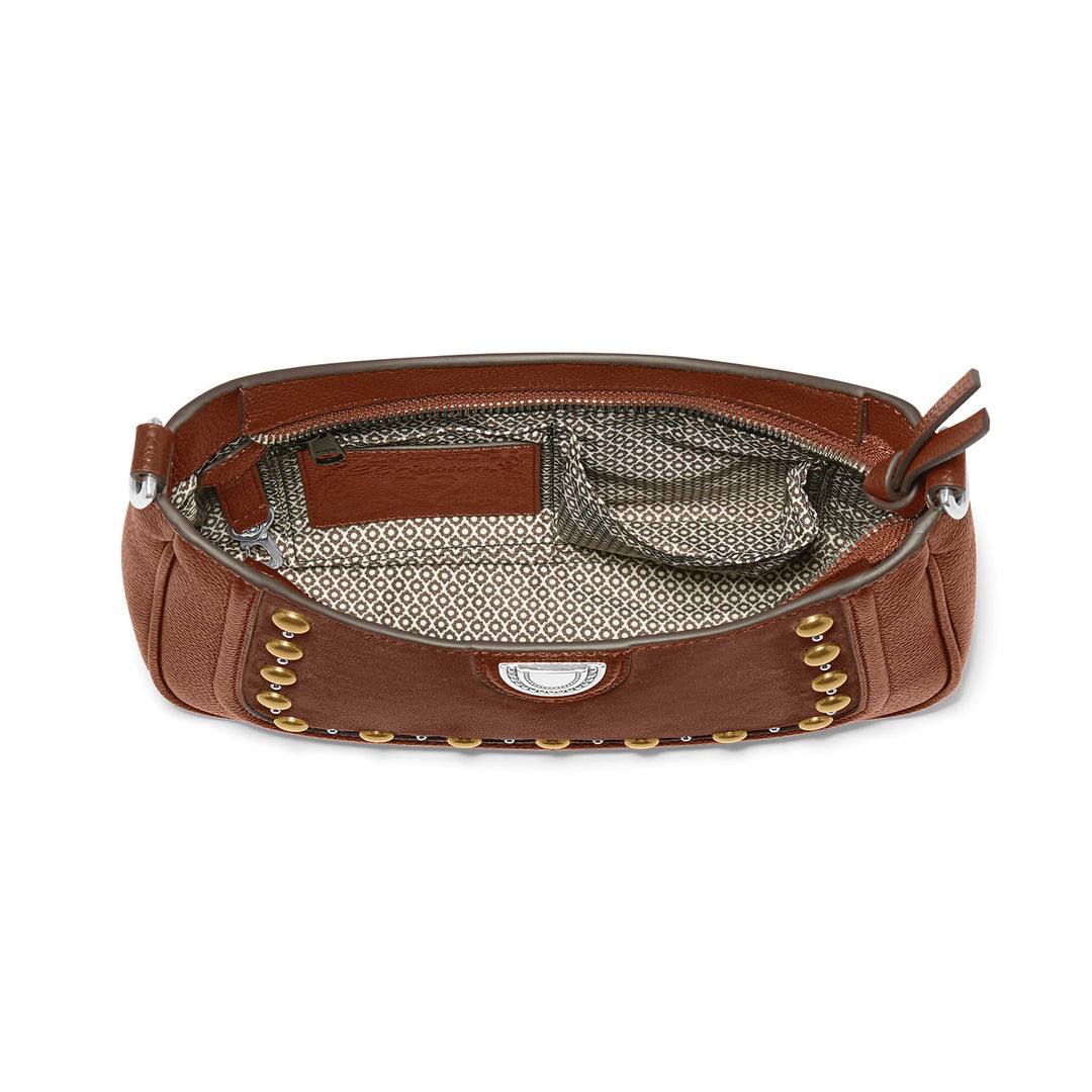 Fletcher Suede Convertible Shoulderbag - Bourbon
