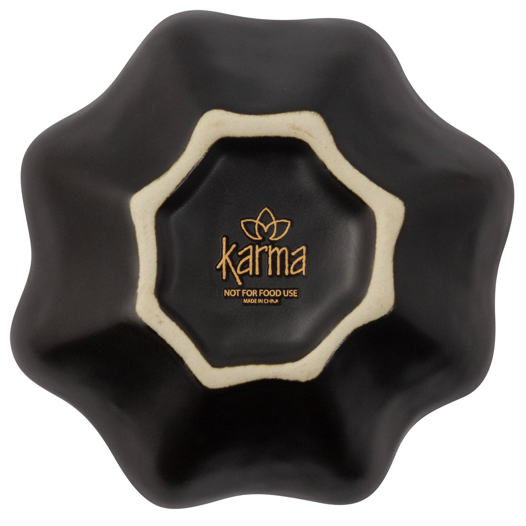 LARGE SHAPED TRINKET TRAY - BLACK