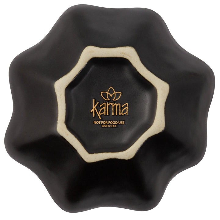 LARGE SHAPED TRINKET TRAY - BLACK