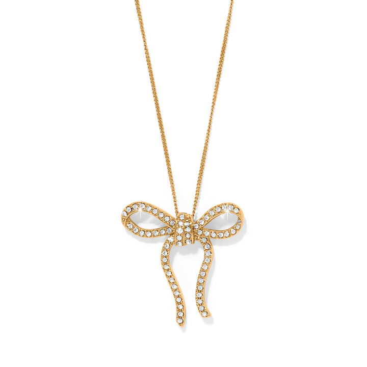 Illumina Bow Necklace - Gold