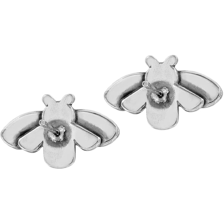 BEE BEAUTIFUL MINI POST EARRINGS - SILVER