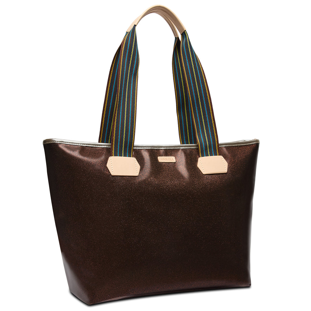 CONSUELA ZIPPER TOTE - EMBER