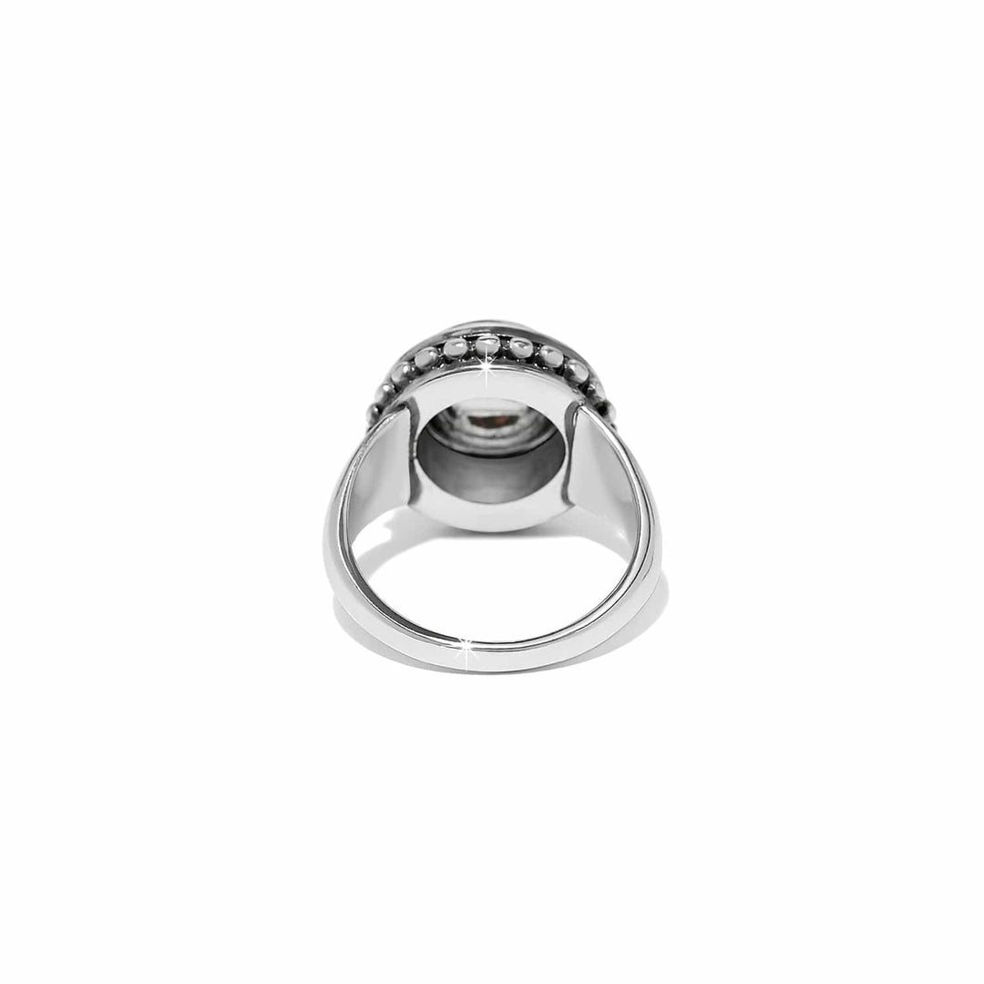 Pretty Tough Bold Stud Ring - Silver - Size 8
