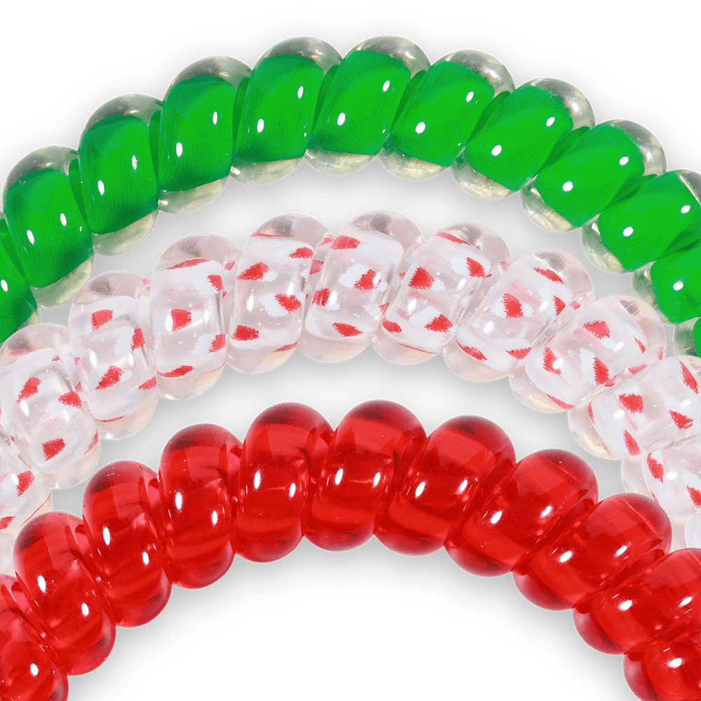 TELETIES SMALL HAIR TIES S/3 - SECRET SANTA
