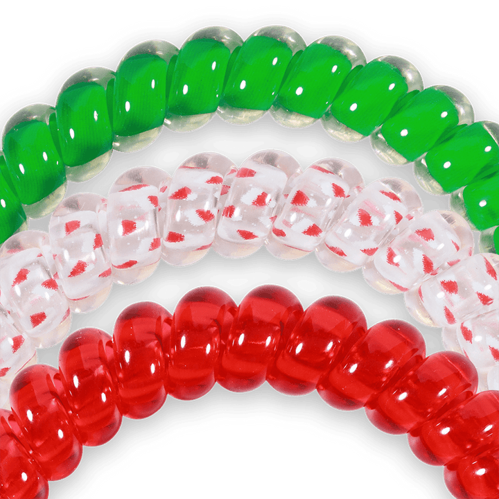TELETIES SMALL HAIR TIES S/3 - SECRET SANTA