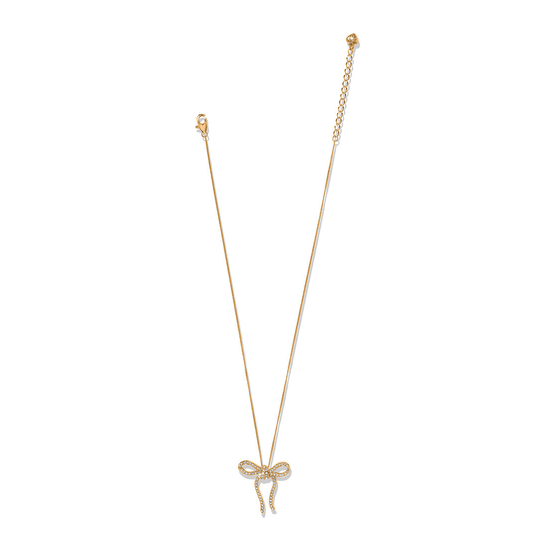 Illumina Bow Necklace - Gold
