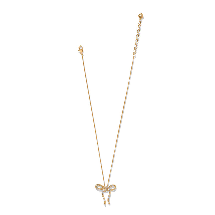Illumina Bow Necklace - Gold