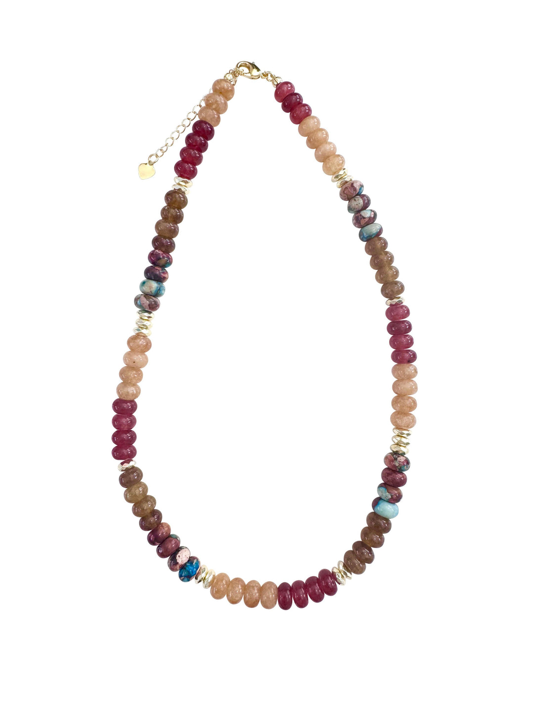KERRY NECKLACE -  TAN TURQUOISE