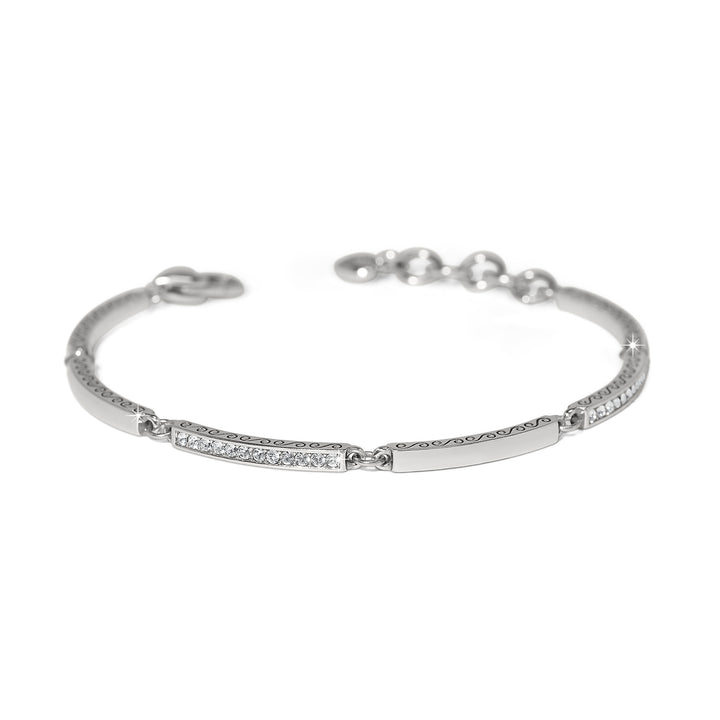 Meridian Geo Bar Bracelet - Silver