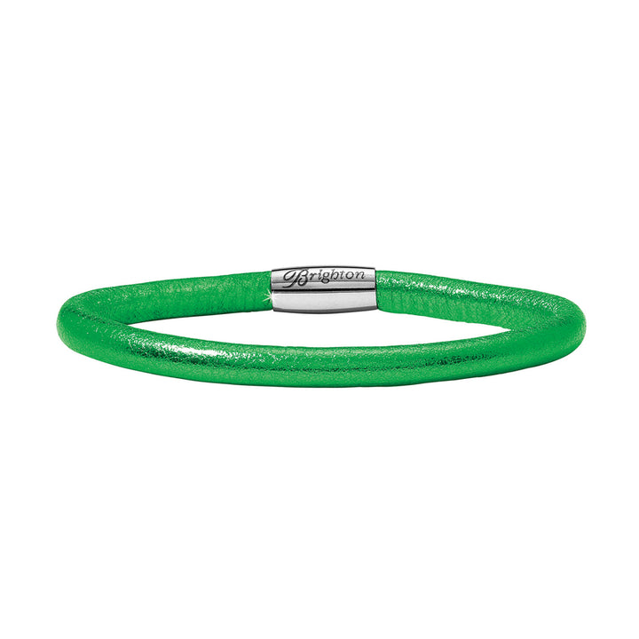 Woodstock Metallic Single Bracelet - Metallic Emerald - M/L
