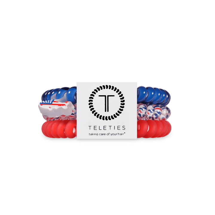 TELETIES SMALL HAIR TIES S/3 - SEA TO SHINING SEA