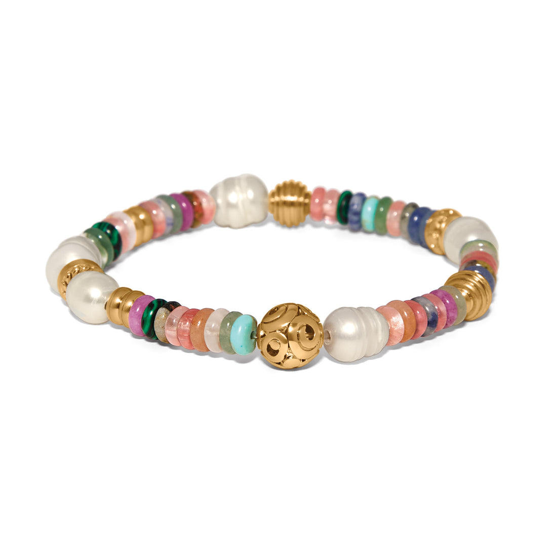 Kosmos Chroma Stretch Bracelet - Silver-Multi