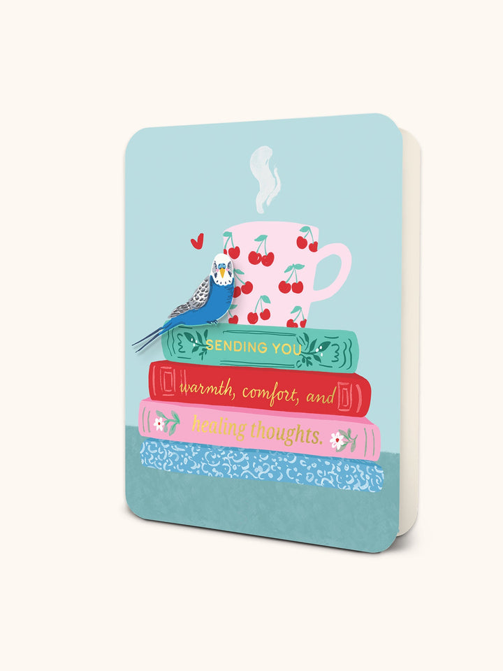 DELUXE GREETING CARD - SENDING YOU MY THOUGHTS