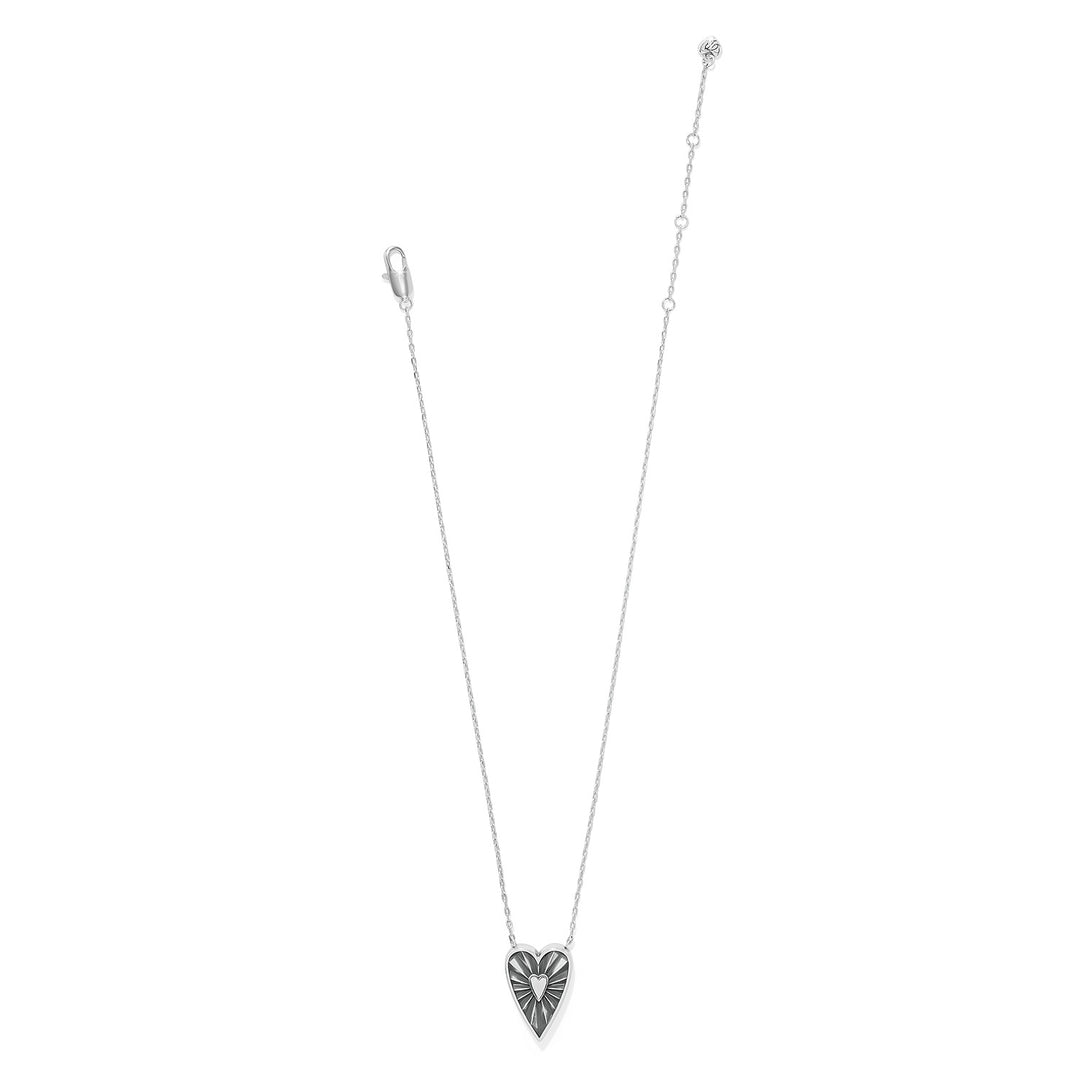 B Bright Reversible Necklace - Silver