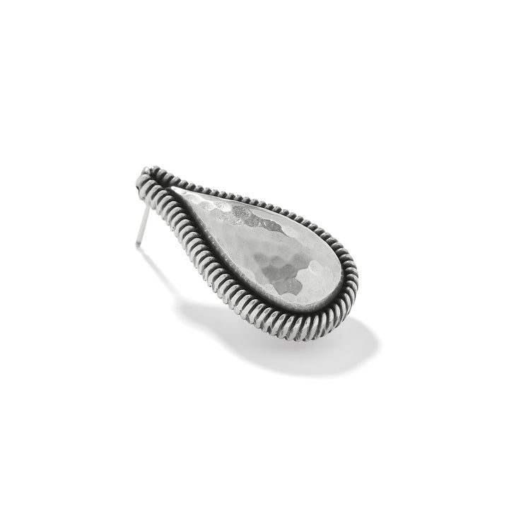 Ferrara La Crima Post Earrings - Silver